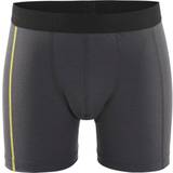 Gula Kalsonger Blåkläder 1847 Boxer Shorts XLIGHT 100% Merino (Dark Grey/Yellow)