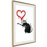 Arkiio Love Rat Poster 20x30cm