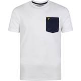 Lyle & Scott Herr T-shirts & Linnen Lyle & Scott Men's Contrast T-Shirt Off