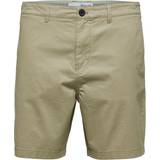 Selected Herr Shorts Selected Comfort Fit Short - Chinchilla