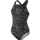 6 Badkläder Speedo Hyperboom Medalist Swimsuit - Black/Grey