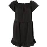 Superdry Dam - Korta klänningar Superdry Vintage Off The Shoulder Dress - Black