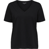 Selected T-shirts & Linnen Selected FEMME Standard SS V-Neck Tee