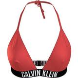 Dam - Röda Badkläder Calvin Klein Intense Power Triangle Bikini Top - Coral Crush