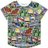Minecraft Barnkläder Minecraft T-shirt för barn/barn med överlevnadsläge Black/Grey/White 13-14
