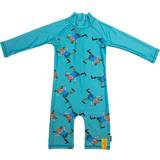 Elastan Badkläder Swimpy Pippi UV Suit - Turquoise