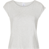 Calvin Klein Dam - Vita T-shirts Calvin Klein Wide Neck-S/S T-Shirt