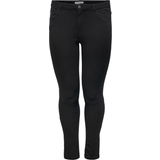 54 - Dam Byxor & Shorts Only Curvy CarKarla Reg Ankle Zip Skinny Fit Jeans - Black