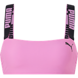 Dam - Rosa Badkläder Puma Bandeau Bikini Top