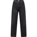 Urban Classics Dam Jeans Urban Classics High Waist 90s Wide Leg Denim Jeans - Black