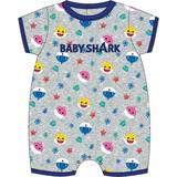 Blåa Playsuits Barnkläder Cerda Baby Shark - Grey