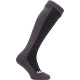 Ull Underkläder Sealskinz Cold Weather Knee Length Sock - Black/Grey