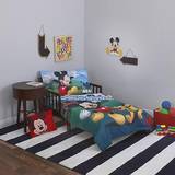 Blåa - Musse Pigg Textilier Disney Mickey Mouse Playhouse Toddler Bedding Set 4-pack