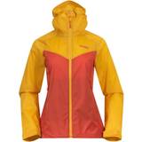 Bergans Women's Microlight Jacket - Brick/Light Golden Yellow