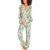 Blommiga Pyjamasar PJ Salvage Playful Prints Pyjama - Green Floral