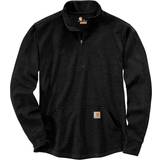 Carhartt Relaxed Fit Heavyweight Long-sleeve 1/2 Zip Thermal Shirt - Black