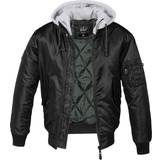 Brandit Kläder Brandit MA1 Jacket - Black/Gray