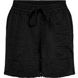 4 - Dam Shorts Jacqueline de Yong JDY – jersey-shorts med knytning midjan-Svart/a