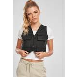Urban Classics Västar Urban Classics Ladies Short Tactical Vest (Black, 5XL)