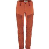 Dam - Orange Byxor & Shorts Fjällräven Keb Trousers Reg W - Cabin Red/Rowan Red