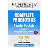 Hallon Maghälsa Dr. Mercola Complete Probiotics Powder Packets Natural Raspberry 70 billion CFU 30 Packets