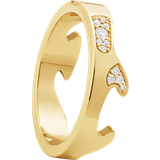 Georg jensen fusion ring Georg Jensen Fusion Ring - Gold/Diamonds