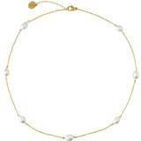 Pearl Necklaces Halsband Edblad Perla Necklace - Gold/Pearls