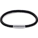 Svarta Armband Calvin Klein Braided Bracelet - Silver/Black
