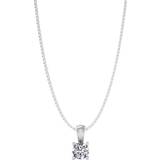 Smykkekæden Chain Necklace - Silver/Transparent