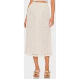 See by Chloé Kjolar See by Chloé Perforated Maxi Skirt - Whisper White