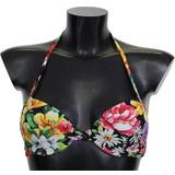 Dolce & Gabbana Bikinis Dolce & Gabbana Multicolor Floral Print Beachwear Bikini Tops IT2