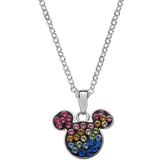 Disney Disney Mickey Mouse Necklace - Silver/Multicolour