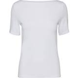 Vero Moda Dam T-shirts Vero Moda PANDA MODAL S/S TOP (Färg: Bright White, XS)