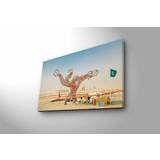 Furniturebox Decorative Canvas Board With LED Tavla 70x45cm