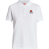 Kenzo Pikétröjor Kenzo Crest Logo Polo Shirt - White