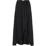 Långa kjolar Object Annie Turn-On Power Maxine Lower Skirt - Black