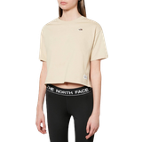 The North Face Dam - Återvunnet material T-shirts The North Face Women's Heritage S/S Recycled Crop T-Shirt - Gravel