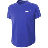XS T-shirts Nike Court Dri-FIT Victory Short-Sleeve Tennis Top Big Kids - Concord/Black/White