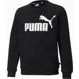 Gråa Sweatshirts Barnkläder Puma Essentials Big Logo Crew Neck Youth Sweatshirt