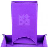 Tower sällskapsspel MDG Fold Up Velvet Dice Tower Purple