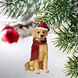 Design Toscano Inredningsdetaljer Design Toscano Golden Retriever Holiday Dog Ornament Sculpture Prydnadsfigur