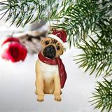 Design Toscano Inredningsdetaljer Design Toscano Christmas Ornaments Xmas Pug Holiday Dog Ornaments Figurine