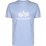Alpha Industries XXS Överdelar Alpha Industries Basic T-shirt - Light Blue
