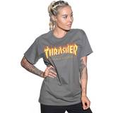 Barnkläder Thrasher Flame T-Shirt forestgreen