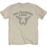 Paul McCartney: Unisex T-Shirt/Wings Logo (XX-Large)