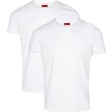 V-ringning T-shirts & Linnen Hugo Boss Round Neck T-Shirts 2-Pack M - White