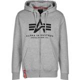 Alpha Industries Basic Zip Sweatshirt - Grey