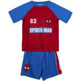 Korta ärmar Pyjamasar Barnkläder Spiderman Hat, Gloves and Neck Warmer