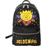Dolce & Gabbana Svarta Ryggsäckar Dolce & Gabbana Golden Pig Backpack