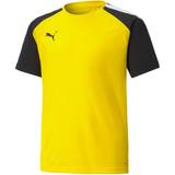 Puma teamPacer T-shirt Jr Cyber Yellow-Puma Black-Puma Barn 116